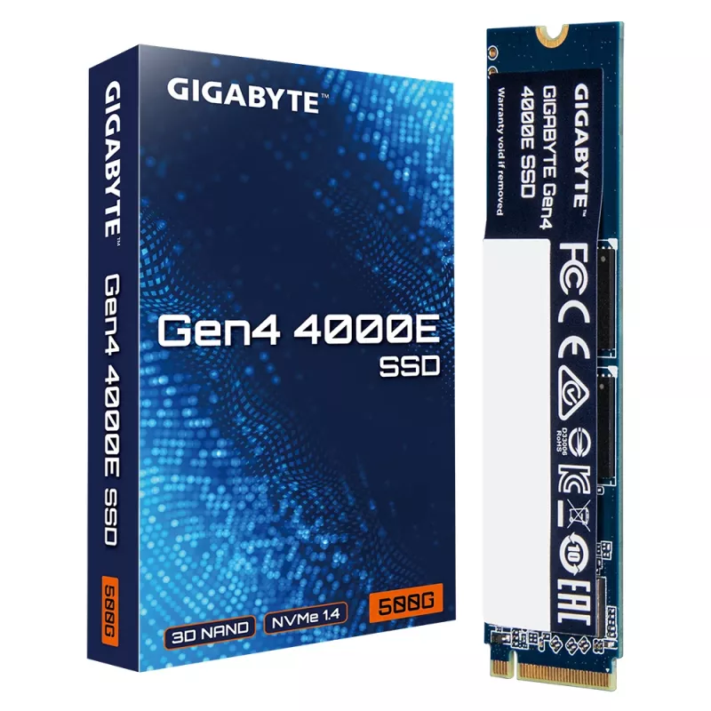 SSD-levy GIGABYTE 500 GB M.2 PCI Express 4.0 NVMe Gen4 4000E