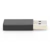 DIGITUS USB Type-C sovitin, tyyppi A - C M/F, 3A, 5GB, 3.0 versio, musta