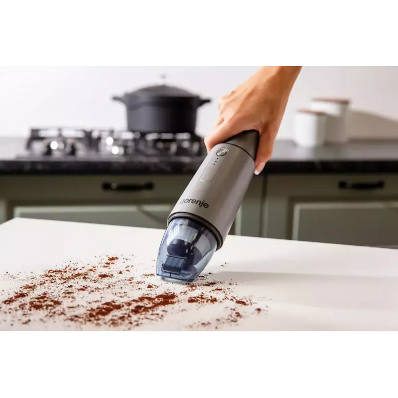 Gorenje MVC72HGA käsipölynimuri harmaa pussiton