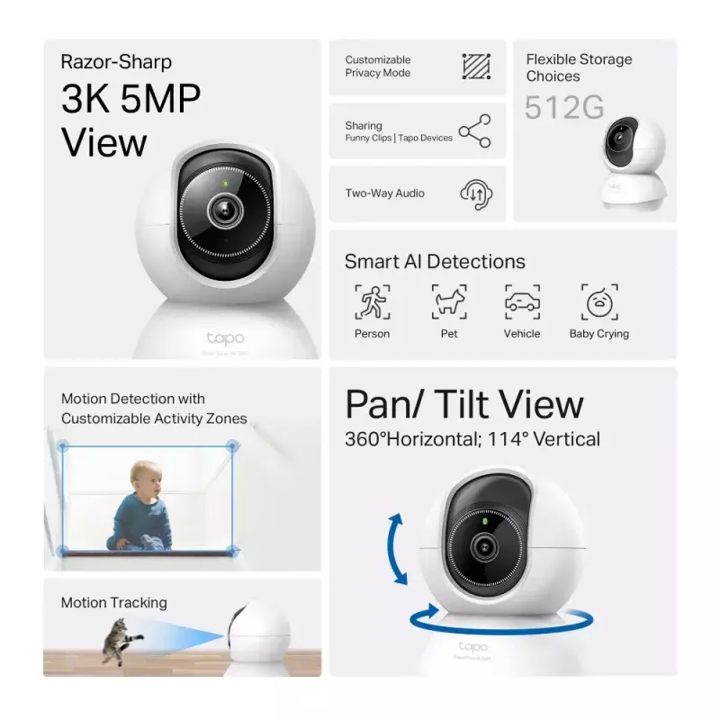 Valvontakamera Hikvision DS-2DE2C400MWG-4G PTZ 4 MP