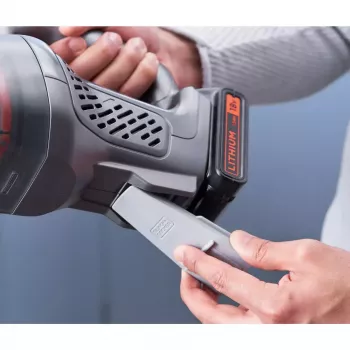 Käsipölynimuri Black & Decker BCHV001B kompakti kevyt pestävällä suodattimella ja latausasemalla