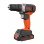 Akkuruuvinväännin Black & Decker BCD001C1, 18 V, Li‑Ion 1,5 Ah, oranssi/musta