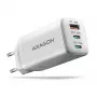 Axagon ACU-DPQ65W PD3.0 & QC4+ 3x LÄHTÖ seinälaturi 65W