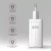 Axagon ACU-DPQ65W PD3.0 & QC4+ 3x LÄHTÖ seinälaturi 65W