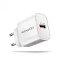 Axagon ACU-QC18W QC3.0 1xLÄHTÖ seinälaturi 18W