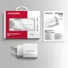 Axagon ACU-QC18W QC3.0 1xLÄHTÖ seinälaturi 18W