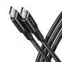 Axagon BUCM3-CM30AB SPEED USB-C <> USB-C 3.2 Gen 1 -kaapeli 3 m