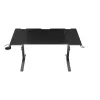 Suora tietokonepöytä GENESIS NDS-2249 musta MDF 140x75cm