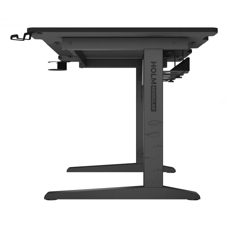 Suora tietokonepöytä GENESIS NDS-2249 musta MDF 140x75cm