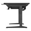 Suora tietokonepöytä GENESIS NDS-2249 musta MDF 140x75cm