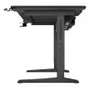 Suora tietokonepöytä GENESIS NDS-2249 musta MDF 140x75cm