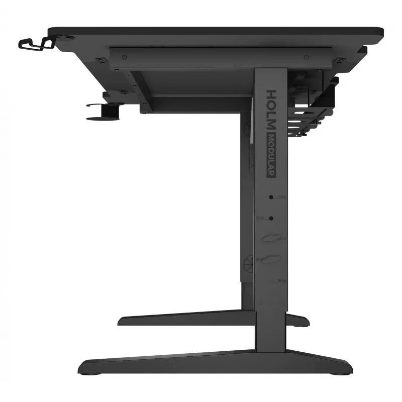 Suora tietokonepöytä GENESIS NDS-2249 musta MDF 140x75cm