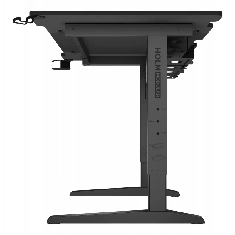 Suora tietokonepöytä GENESIS NDS-2249 musta MDF 140x75cm