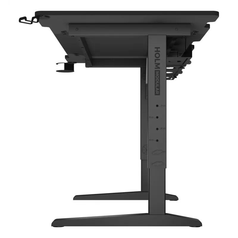 Suora tietokonepöytä GENESIS NDS-2249 musta MDF 140x75cm