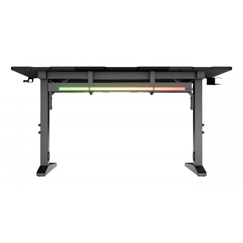 Suora tietokonepöytä GENESIS NDS-2249 musta MDF 140x75cm