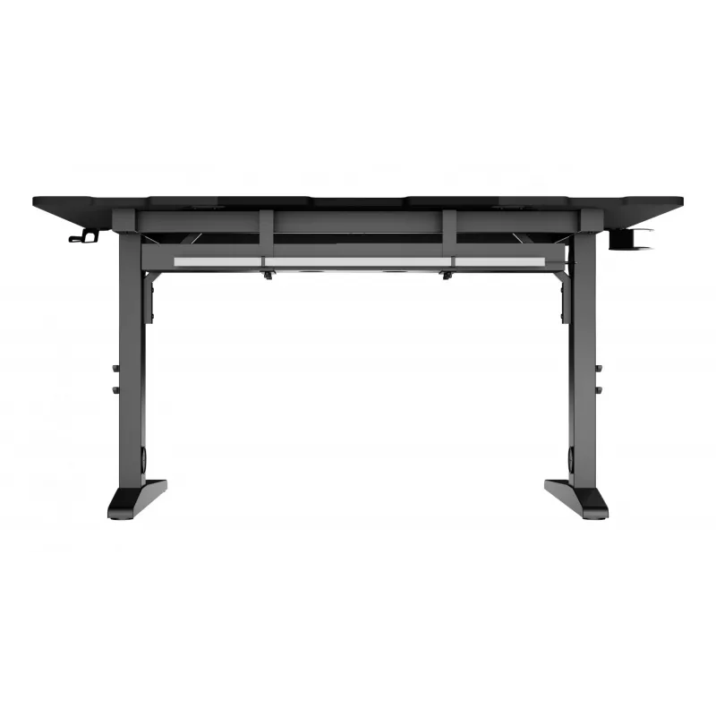 Suora tietokonepöytä GENESIS NDS-2249 musta MDF 140x75cm