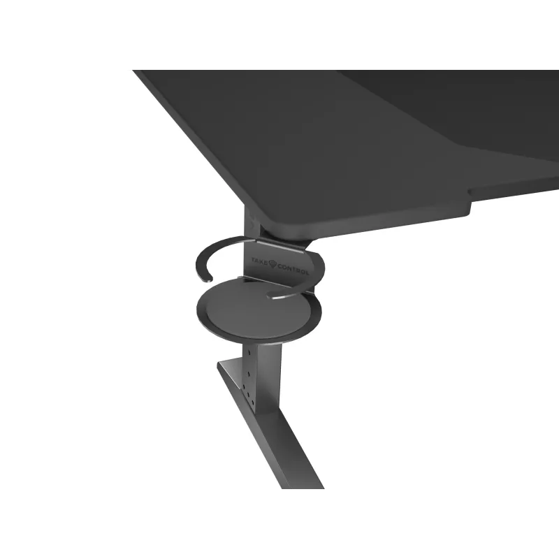 Suora tietokonepöytä GENESIS NDS-2249 musta MDF 140x75cm