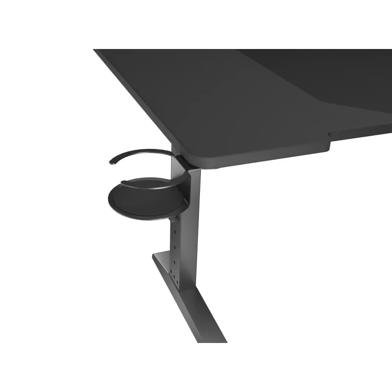 Suora tietokonepöytä GENESIS NDS-2249 musta MDF 140x75cm