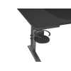 Suora tietokonepöytä GENESIS NDS-2249 musta MDF 140x75cm