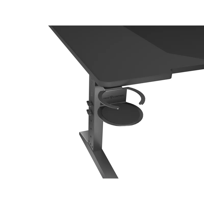 Suora tietokonepöytä GENESIS NDS-2249 musta MDF 140x75cm