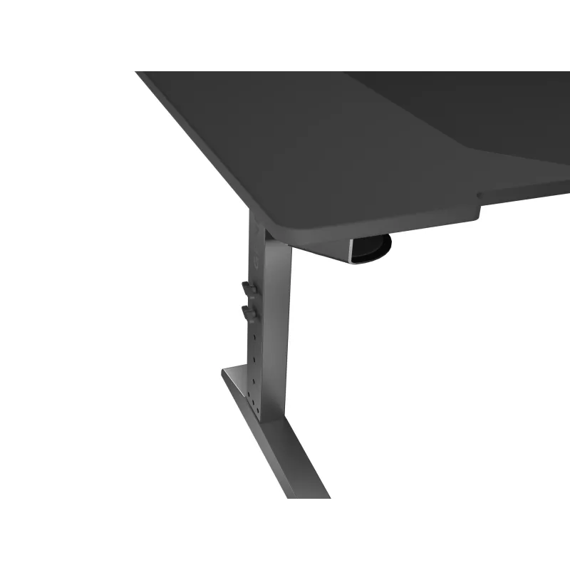 Suora tietokonepöytä GENESIS NDS-2249 musta MDF 140x75cm