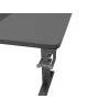Suora tietokonepöytä GENESIS NDS-2249 musta MDF 140x75cm