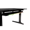 Suora tietokonepöytä GENESIS NDS-2249 musta MDF 140x75cm