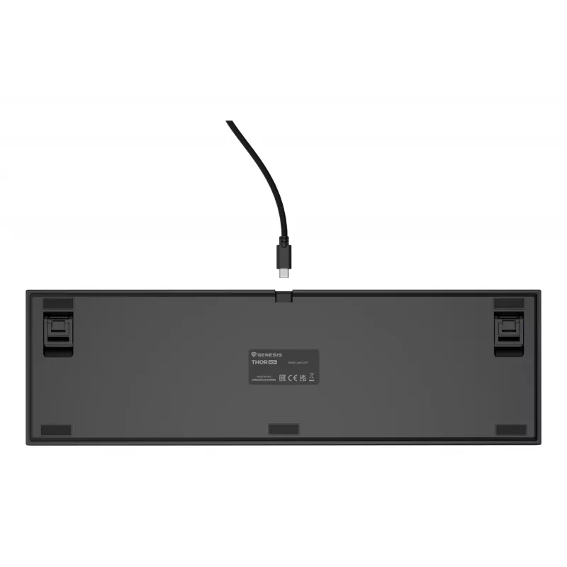 GENESIS THOR 404 näppäimistö yleismallinen USB QWERTY englanti musta