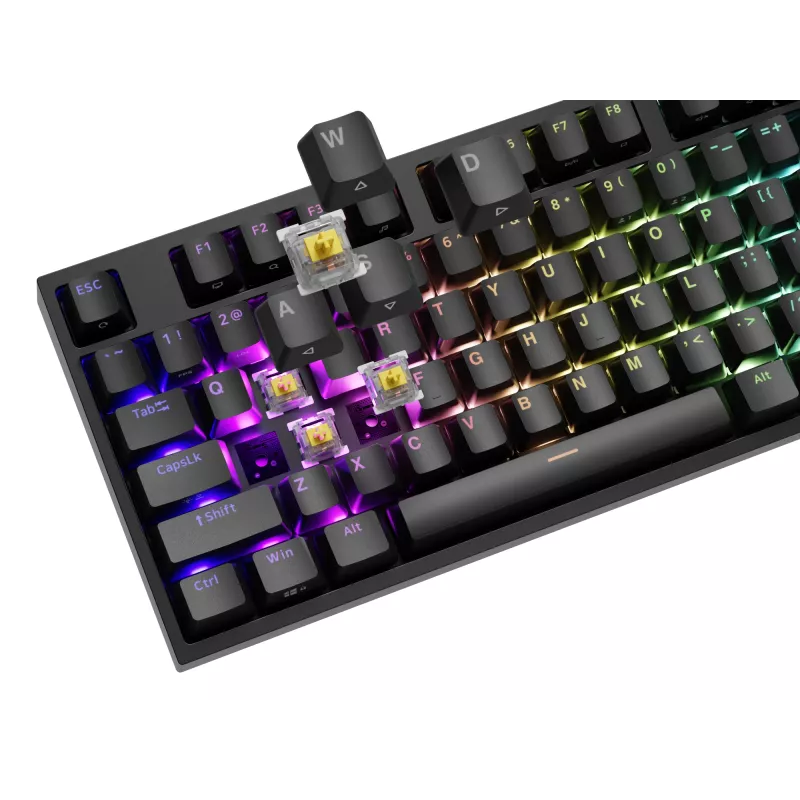 GENESIS THOR 404 näppäimistö yleismallinen USB QWERTY englanti musta