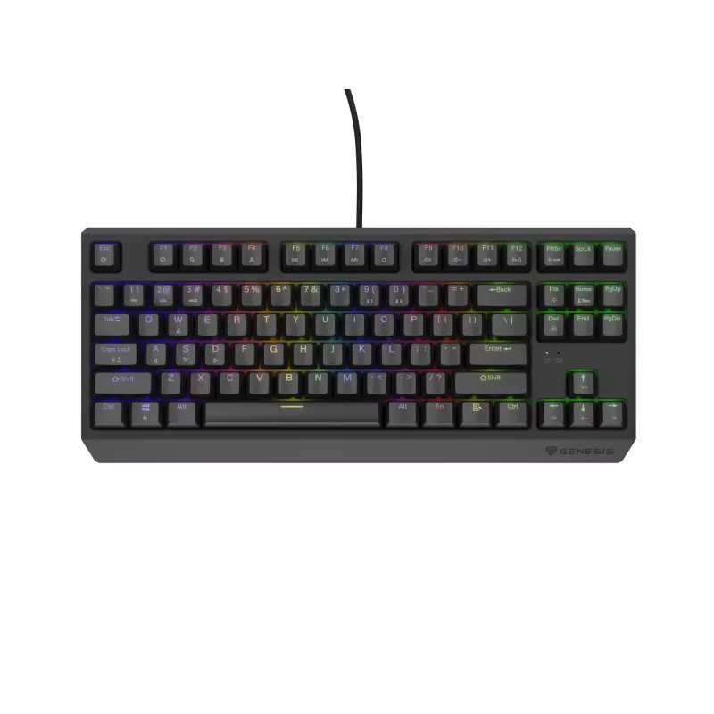 Genesis Thor 230 TKL langallinen mekaaninen pelinäppäimistö, US, musta, Outemu Red