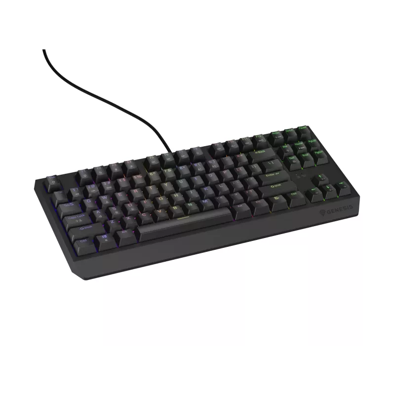 Genesis Thor 230 TKL langallinen mekaaninen pelinäppäimistö, US, musta, Outemu Red