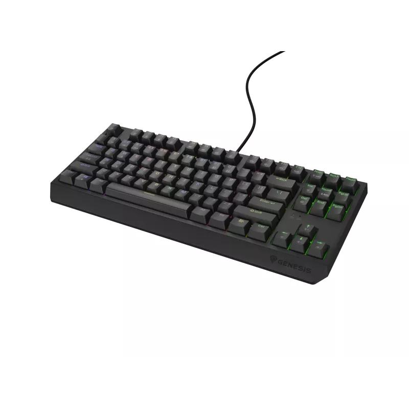 Genesis Thor 230 TKL langallinen mekaaninen pelinäppäimistö, US, musta, Outemu Red