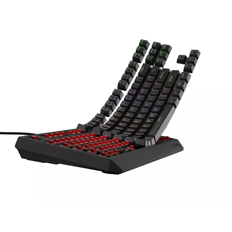 Genesis Thor 230 TKL langallinen mekaaninen pelinäppäimistö, US, musta, Outemu Red