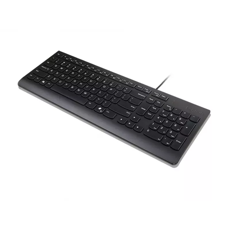 Johdollinen USB-näppäimistö Lenovo Essential 4Y41R64633 — US English -asettelu, musta