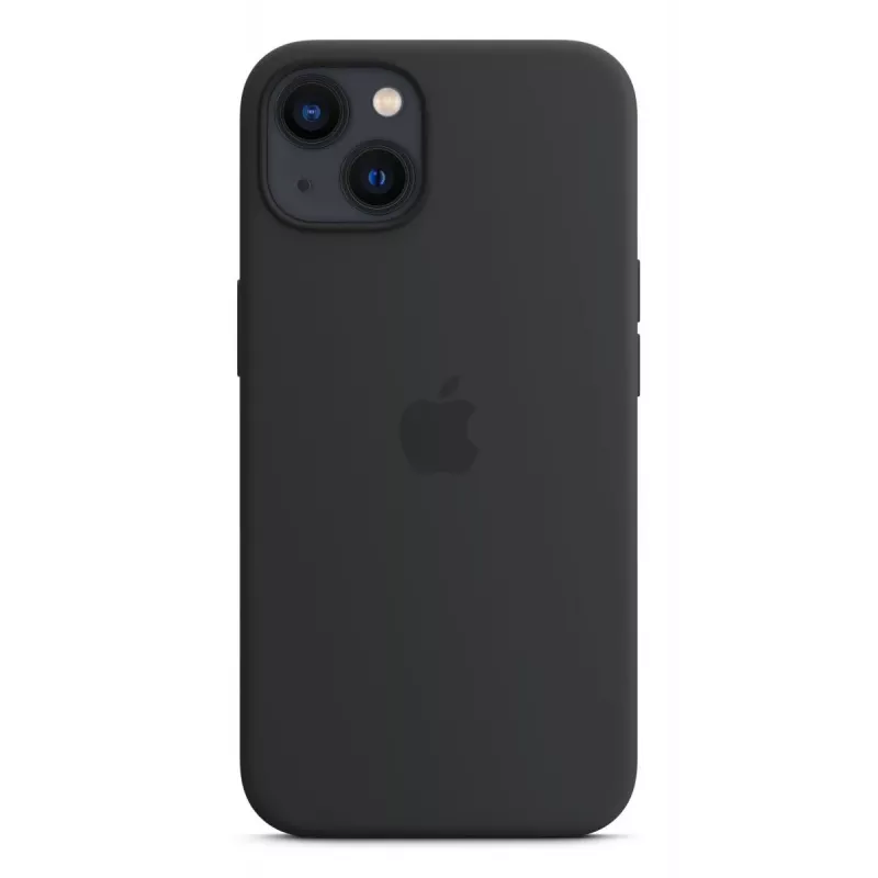 APPLE iPhone 13 silikonikuori MagSafe-yhteensopiva - keskiyö
