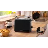 Leivänpaahdin Bosch TAT3M123 2 viipaletta, 950 W, musta, kiertosäädin, sulatus & lämmitys