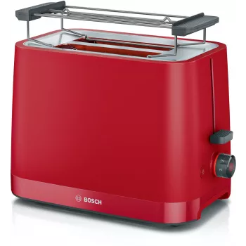 Bosch TAT3M124 leivänpaahdin 2 viipaletta 950 W punainen