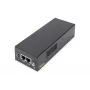 DIGITUS Gigabit Ethernet PoE++ -injektori, 802.3bt virtapinnit: 4/5(+),7/8(-) ja 3/6(+), 1/2(-), 85W