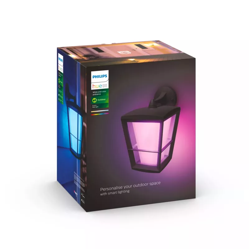 Älykäs seinävalaisin Philips Hue White and Colour Ambience Econic ulkoseinävalaisin