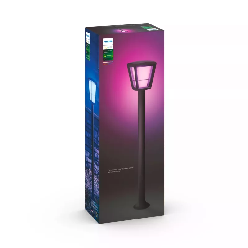Philips Hue White and colour ambience Econic ulkopylväsvalaisin 1744230P7