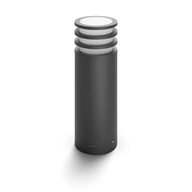 Philips Hue Lucca ulkojalkavalaisin, E27, 9 W, 806 lm, lämmin valkoinen, IP44, himmennettävä
