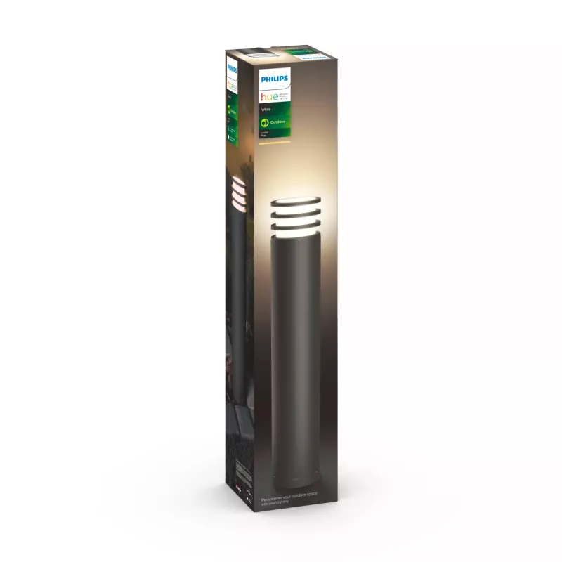 Älykäs jalkavalaisin Philips Hue White Lucca ulkopylväs 1740393P0