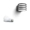 Philips Hue White Lucca Outdoor seinävalaisin, älykäs ulkovalaisin, Bluetooth/Zigbee, antrasiitti, LED, alumiini, E27