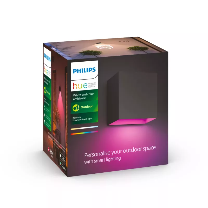 Älykäs seinävalaisin Philips Hue White and Colour Ambience Resonate Downward