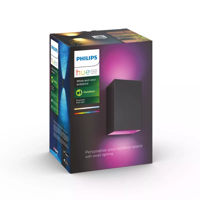 Philips Hue White and colour ambience Resonate Outdoor seinävalaisin