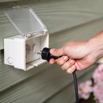 Philips Outdoor 40W virtalähde, valaistuksen virtalähde, musta, muovi, puutarha, terassi, IP67, II