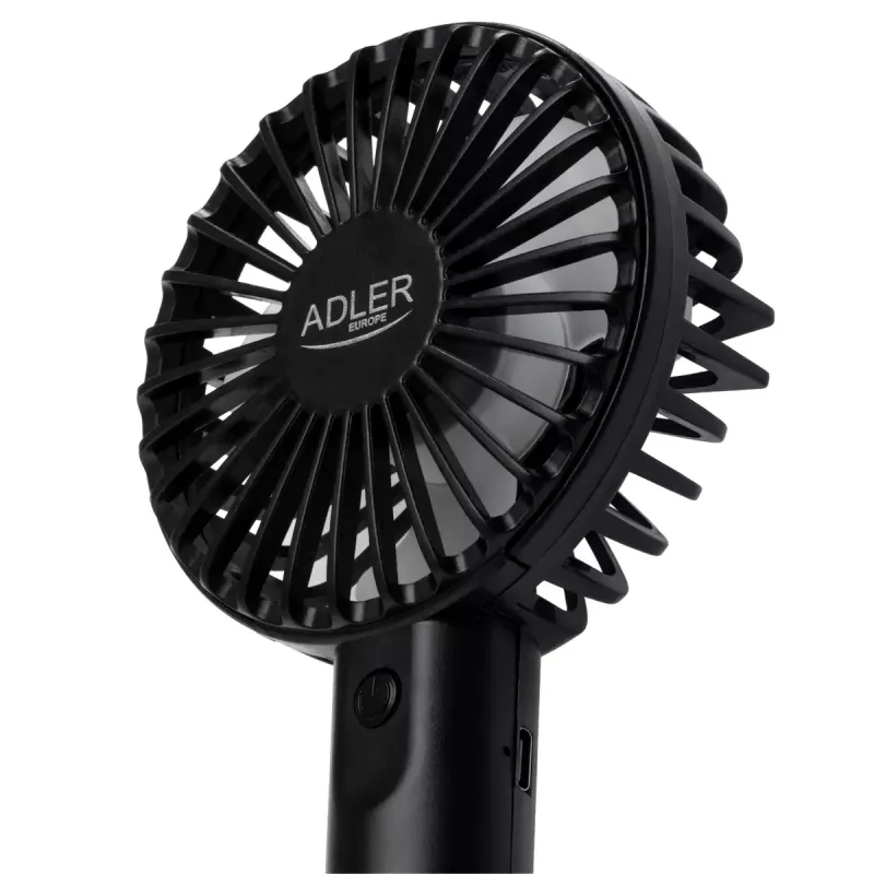 Pöytätuuletin Adler AD 7338 Mini USB — 7 cm halkaisija, 3 nopeutta, musta