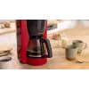 Suodatinkahvinkeitin Bosch TKA2M114 — 1,25 l vesisäiliö, 15 kupillista, punainen