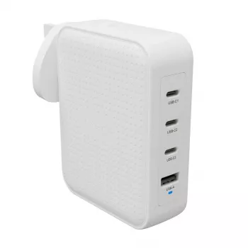 TARGUS Hyperjuice 145W GaN-laturi – valkoinen