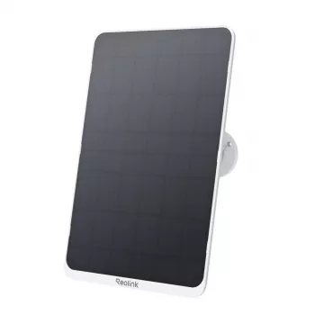 Aurinkopaneeli Reolink SP3-W 12W 6V USB-C IP65 ulkokäyttöön, 360° vaakasuora, 90° pystysuora, 4 m kaapeli, teknopolymeeri, valkoinen